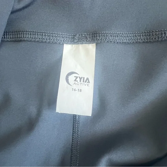 ZYIA Storm Parallel Luxe High Rise 7/8 Athletic Leggings Size 16/18 - Picture 8 of 9